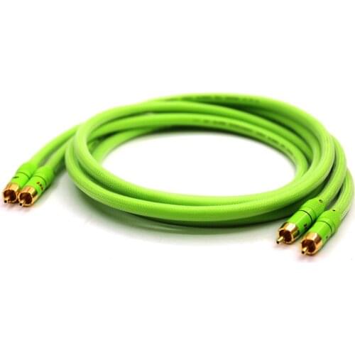 A51 HI-END Audio 5N OFC copper Interconnect cable Gold plated RCA connector Hifi interconnect RCA cable