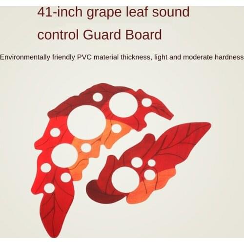 41-inch acoustic guitar grape leaf sound hole guard plate red 2 pack sound hole tape with adhesive music instrument accessories