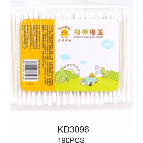Safety Baby Cotton Swab Gourd shape clean baby ears Sticks Health Medical Buds Tip swabs box plastic cotonete kd3096