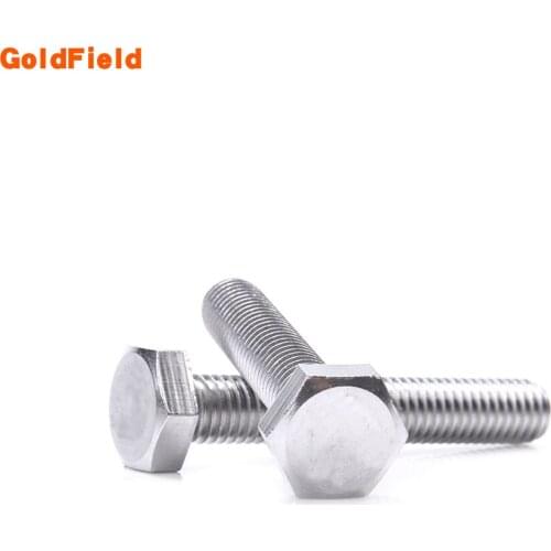 DIN933 304 stainless steel outside hexagon bolts food water chemical industry