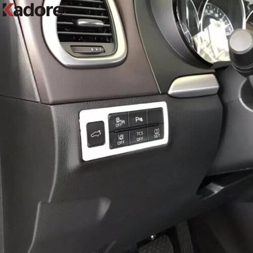For Mazda CX5 CX-5 KF CX8 CX-8 CX-9 2017 2018 2019 2020 2021 Matte Interior Headlight Switch Panel Cover Trim Car Accessories