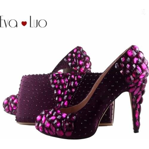 Женские фиолетовые сумки EVA LUO China At AliExpress