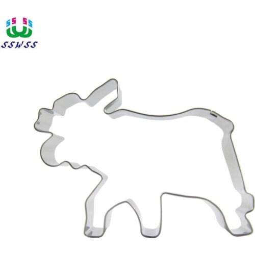 Golden Bull Statue Shape Cake Decorating Fondant Tools,Animal Graphics Cake Cookie Biscuit Baking Molds,Direct Selling