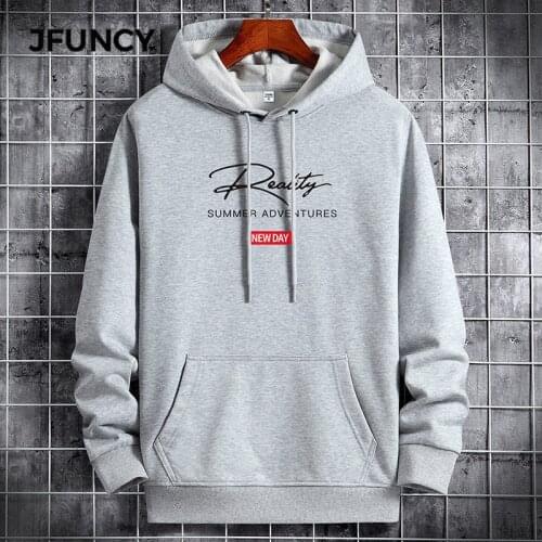 JFUNCY Men's Printed Hoodies