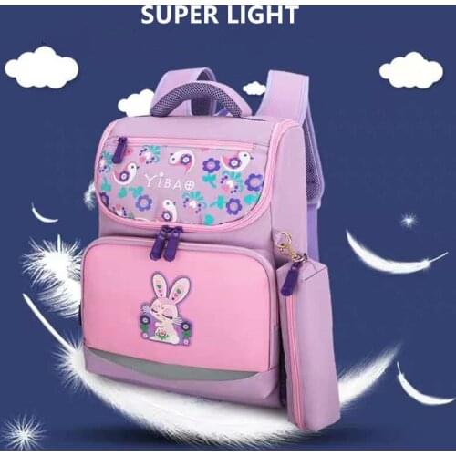 Orthopedic backpack school bags for boys girls breathable water proof large capacity primary school bag age 8-12 years mochilars