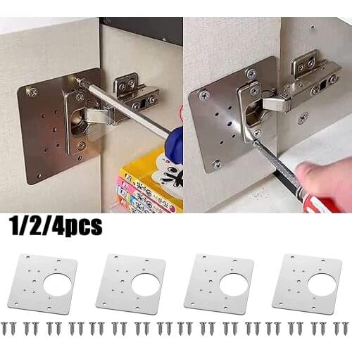 Hinge Repair Plate Rust Resistant Stainless For Door Cabinet Furniture Hardware Drawer Window Stainless steel Plate