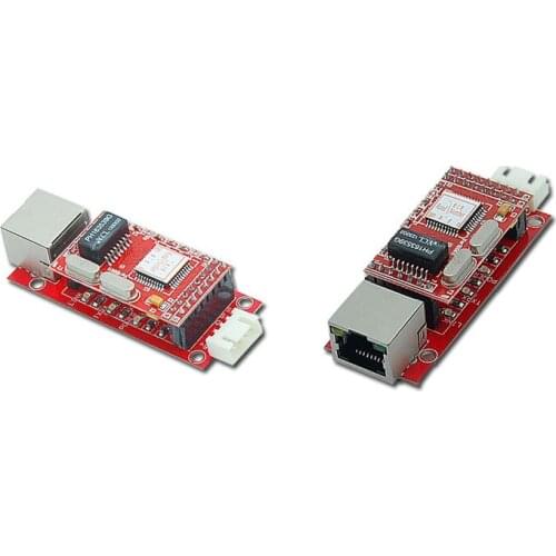 Industrial Grade Serial Device Server TTL to RJ45 Ethernet TCP Converter Server / Client UDP VCOM UART