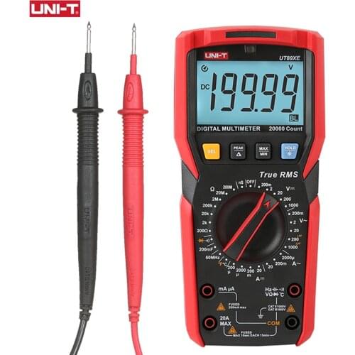 UNI-T UT89XE Digital Multimeter 20000 Counts True RMS Portable Universal Tester Voltmeter Ammeter Ohm Volt Amp Tester