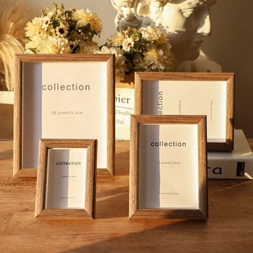 Quality Solid Wood Photo Frame 5/6/7/8/10 Inch Creative Home Desk Decor Picture Frames Modern Photo Album Painting Frame Kids Gi