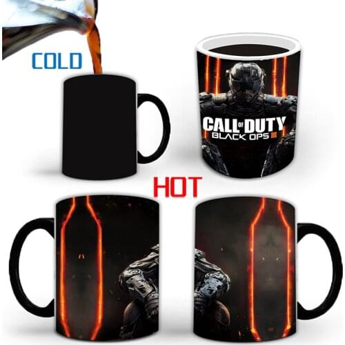 1Pcs 350ml New Coffee Mug Ceramic Mugs Coffee Cups Call Of Duty Water Cup Gift for Friends