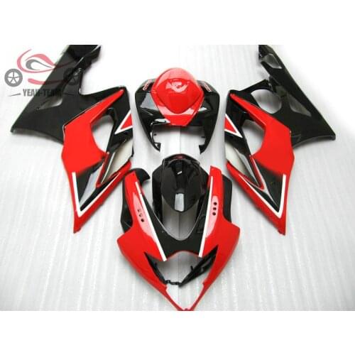 100% Injection mold fairings set for Suzuki GSXR1000 K5 2005 2006 red black Chinese motorcycle fairing bodywork GSX R1000 05 06