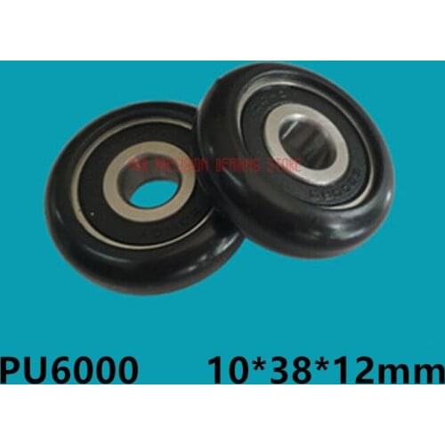 10x38x12mm 6000ZZ 6000 Wall Cupboard Bearing Pulley 10*38*12mm Bearing Package Plastic Nylon Mute Wheel