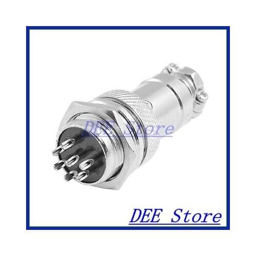 250V 4A Screw Base Electric Deck 7 Pins Aviation Connector