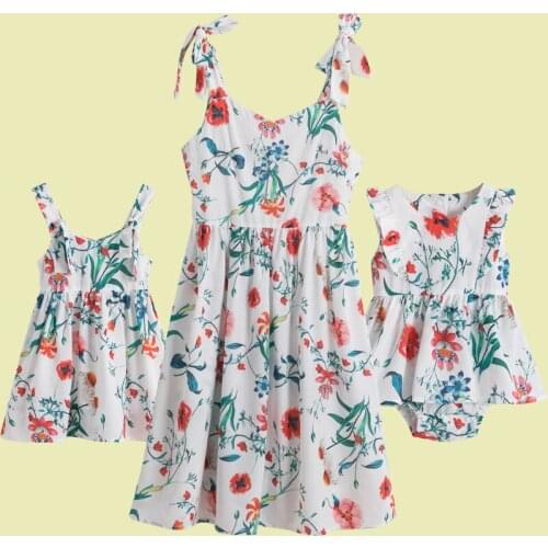 Ai Meng Baby Matching Dresses For Mom And Daughter