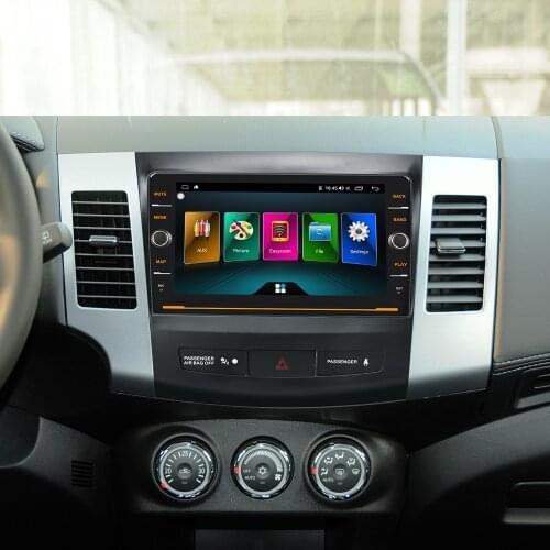 10-inch Android 8.1 Car Multimedia Player GPS Navigation Stereo DVD Player Automatic Radio for 2005-2014 Mitsubishi Outlander XL