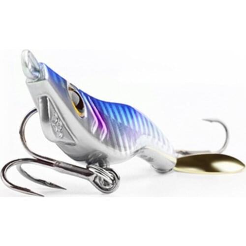 Ufishing Metal Shrimp VIB Fishing Lure 1Pcs/Lot Spinnerbait 13g 19g Jig Baits with 4D Eyes