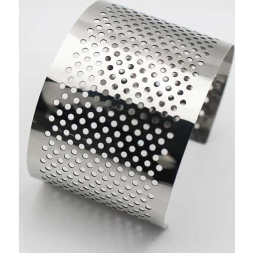 Unique Design Wide Cuff Bangles Spring Autumn Bangle Bracelet 50mm Width 316l Stainless Steel Bracelet Top Quality