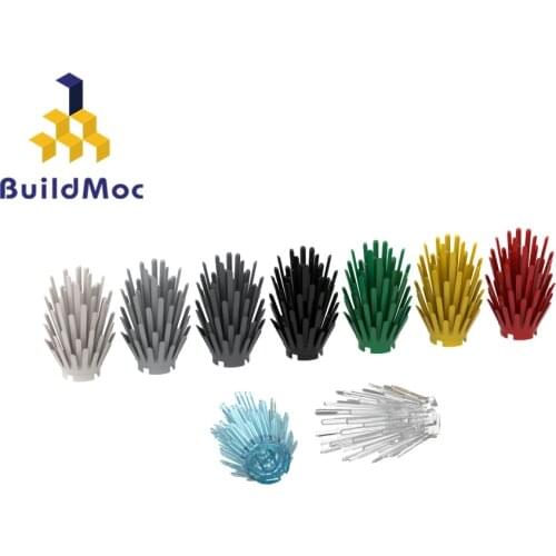 BuildMOC 6064 4 x 4 x 5 plant flower For Building Blocks Parts DIY Construction Educational Classic Brand