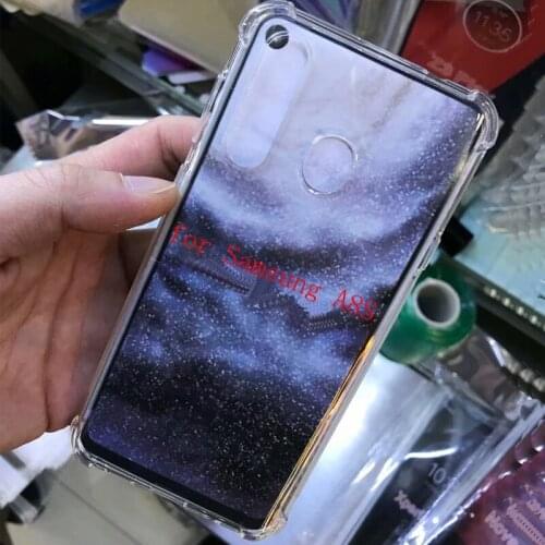 10pcs Air Cushion Case for Saumsung Galaxy A8S S10 S10 Lite plus Ultra Clear Transparent Soft TPU Back Cover