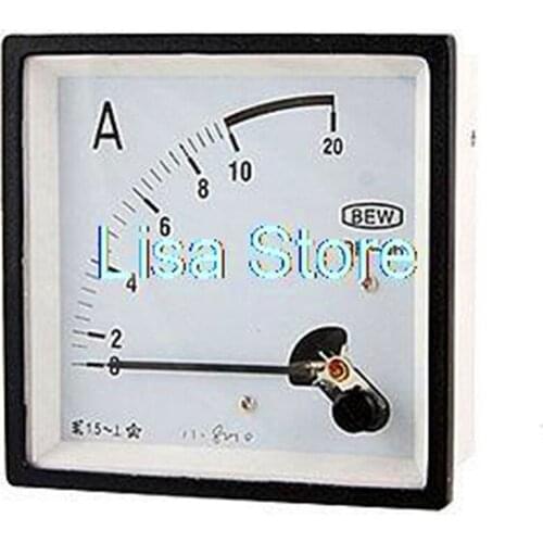 DH-96 AC0-1A/2A/3A/5A/10A/20A/30A/50A Square Analog Current Panel Ammeter Gauge