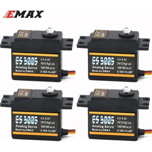 Emax ES3005 4.8-6.0V 13kg High Torque Metal Gears Waterproof Analog Servo For RC Car Boat Airplane Helicopter Toys