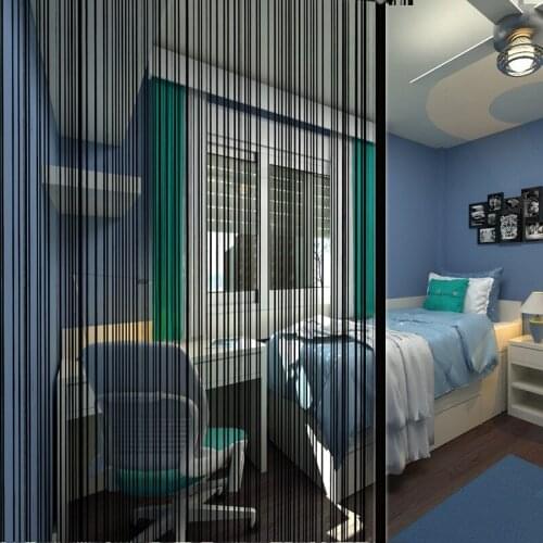 HOHOFILM Stripe 1.52x10m Window Film With glue Self Adhesive Frosted Removable Decorative Glass Window Sticker High Quality