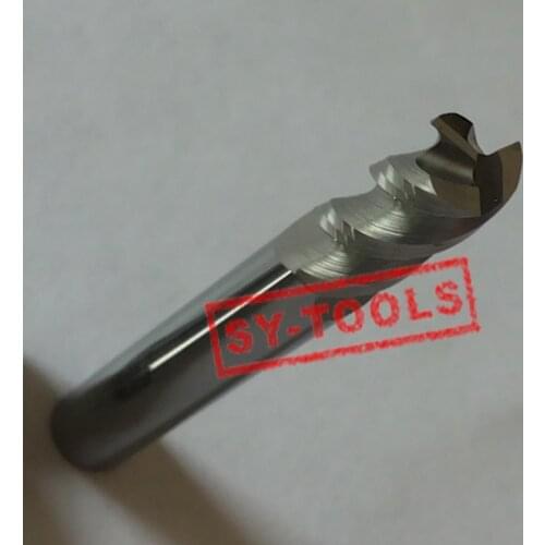 Free shipping HRC50 10mm D10*45*D10*150mm 3 Flutes Aluminum Cutting Carbide End Mills