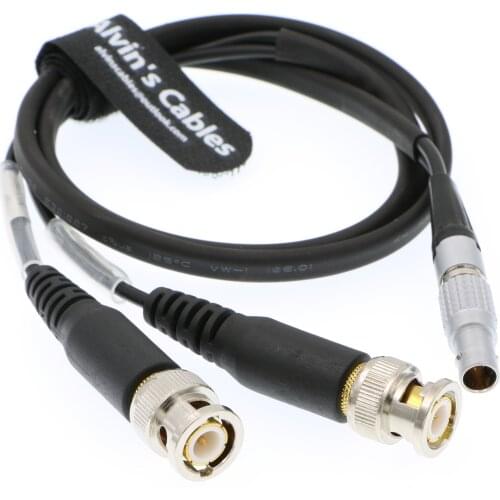 Alvins Cables TIME Code Input Output Cable for Sound Devices XL LB2 5 Pin Male to BNC