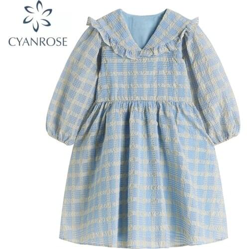 Модные платья в клетку Mina buy funny China At AliExpress