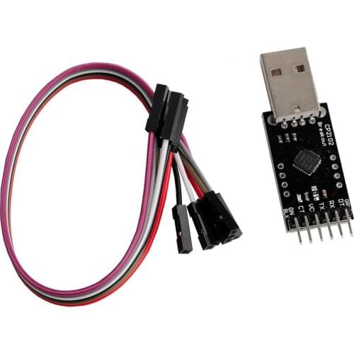 CP2102 Module STC Download Downloader Cable USB 2.0 to TTL 6PIN Serial Converter RCmall FZ0910