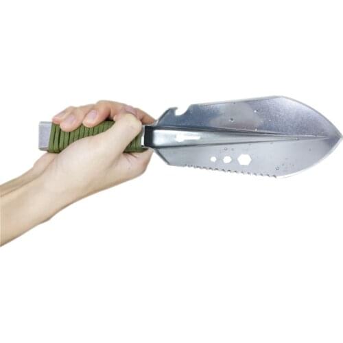 New 3cr13 Stainless steel multifunction Portable small mini Garden Rescue engineer shovel