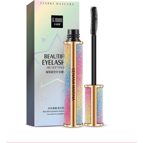 Volume Silk Fiber Mascara Waterproof Eyelashes Makeup Eyelash Growth Lengthens Cosmetics Beauty Health