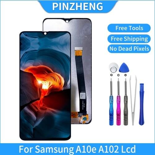 PINZHENG Original LCD For Samsung Galaxy A10E A102 SM-A102N SM-A102W OLED LCD Display Screen Digitizer Assembly Replacement