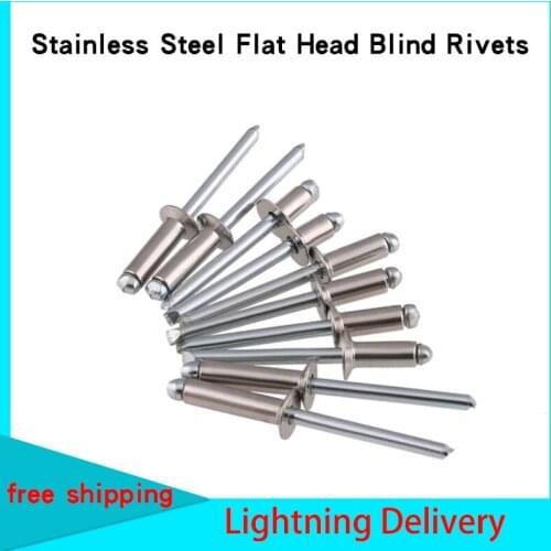 304 stainless steel open rivet, Round head, pop rivet, decoration nail, hollow rivet m5 20PCS / 50PCS