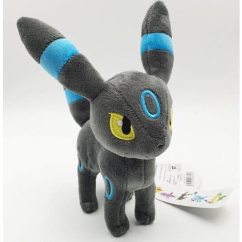 16cm Pokemon Shiny Umbreon Plush Toys Cartoon Animal Stuffed Peluche For Kids