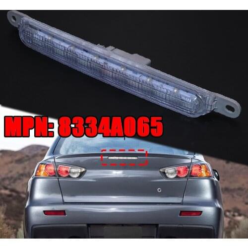JEAZEA 8334A06 Car Rear Tail Light Third Center Lamp LED High Mount Brake Light Fit for Mitsubishi Lancer Galant Sedan 2008-2011