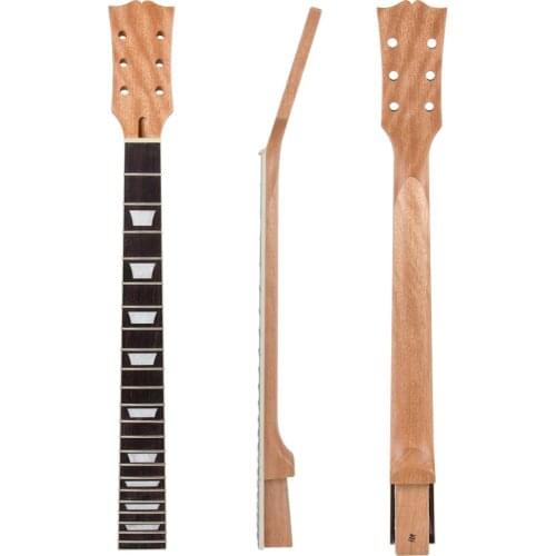 Kmise Electric Guitar Neck Mahogany DIY For Gibson Les Paul LP Parts Replacement 22 Frets