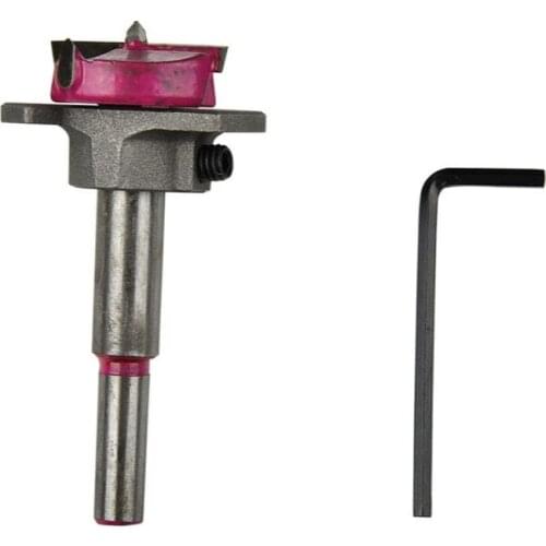 1PC Diameter 35mm Adjustable Carbide Drill Bits Hinge Hole Opener Boring Bit Tipped Drilling Tool Woodworking Cutter