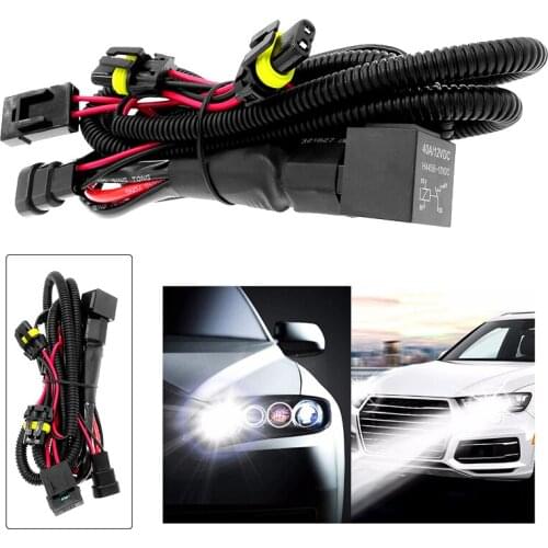1 Pc for 9005 9006 H1 H13 H7 H8 H9 H11 Xenon HID Wire Harenss Wire Light Controller Adapter Plugs Lamp HID Relay Harness Wiring