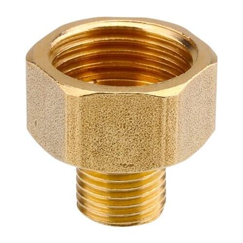 1 Pcs Brass Pipe Hex Nipple Fitting G 1/8'' 1/2" 3/4" 1" Male Thread Quick Adapter Coupler Connector For Water Oil Gas
