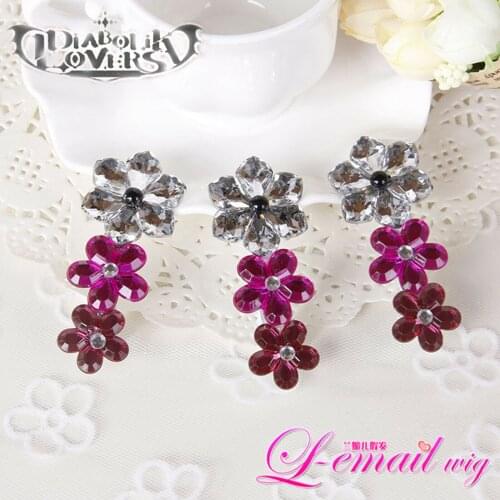 Anime Diabolik Lovers Komori Yui Hair Clips Cosplay Hairpin Hair Clip Headwear Accessory Costume Prop 1pc