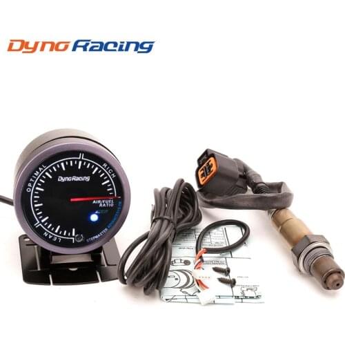 Dynoracing 60mm Car Auto Air Fuel Ratio Gauge & Narrowband Oxygen Sensor O2 Rear For 01-06 Hyundai 2.0L Car Meter