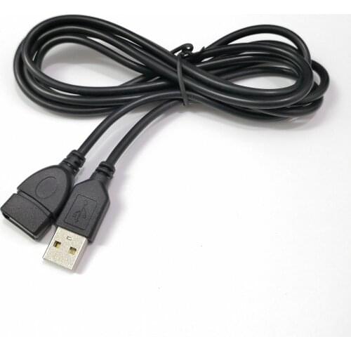 Black 3M Controller Extension Cable for PS Mini Classic for PS 1 Console USB Extension Cord Lead 100pcs
