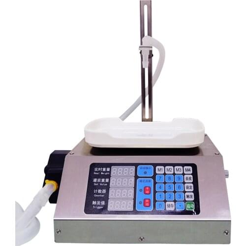 CSY-3500 small weighing type automatic quantitative adding liquid glue CNC dispensing can filling machine