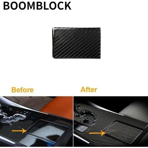 Carbon Fiber For LEXUS IS250 300 350 2006-2012 Water Cup Holder Gear Panel Cover Decoration Stickers Interior Car Accessories