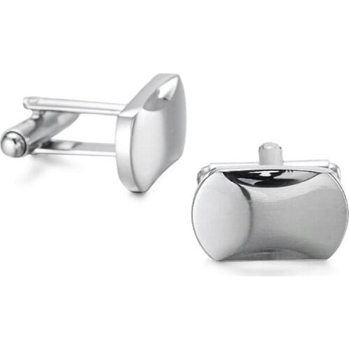The design of the new laser metal Cufflinks Wedding Shirt Mens clothing accessories