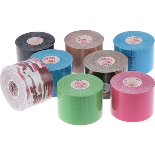 Elastic Adhesive Strain Injury muscle Sticker Sport Kinesiology Tape Roll Cotton Athletic Recovery Elastic Tape Muscle Bandage
