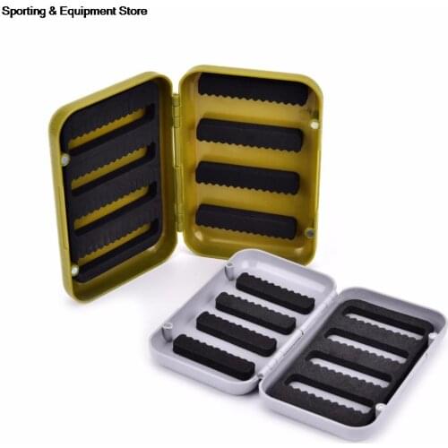 Hot Sale Waterproof Fishing Tackle Boxes Double Sides Foam Fly Fishing Lure Bait Hook Tackle Storage Case