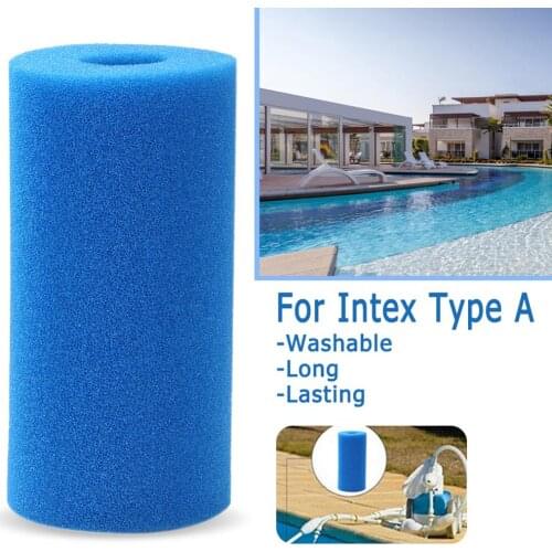 Swimming Pool Filter Sponge Intex Type A Pool Foam Filter Reusable Washable Cartridge Sponge Swimming Pool Cleaner Accessory