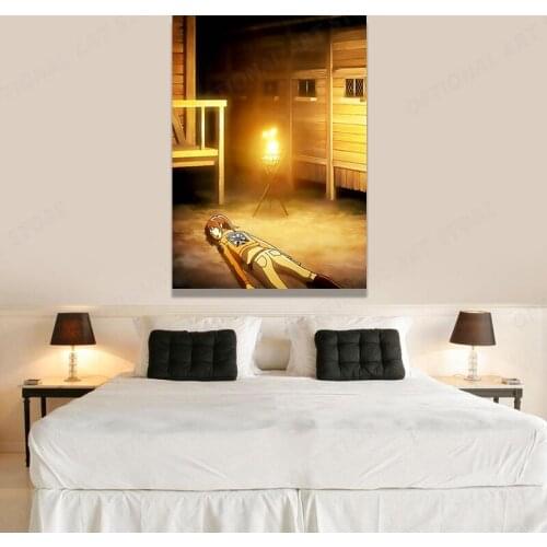 HD Printed Wall Art Attack on Titan Canvas Painting Home Decor Poster Bedroom Bedside Background Modular Anime Pictures